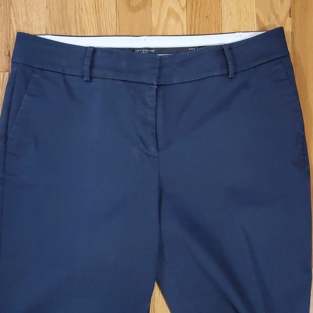 ANN TAYLOR Navy Straight Pants